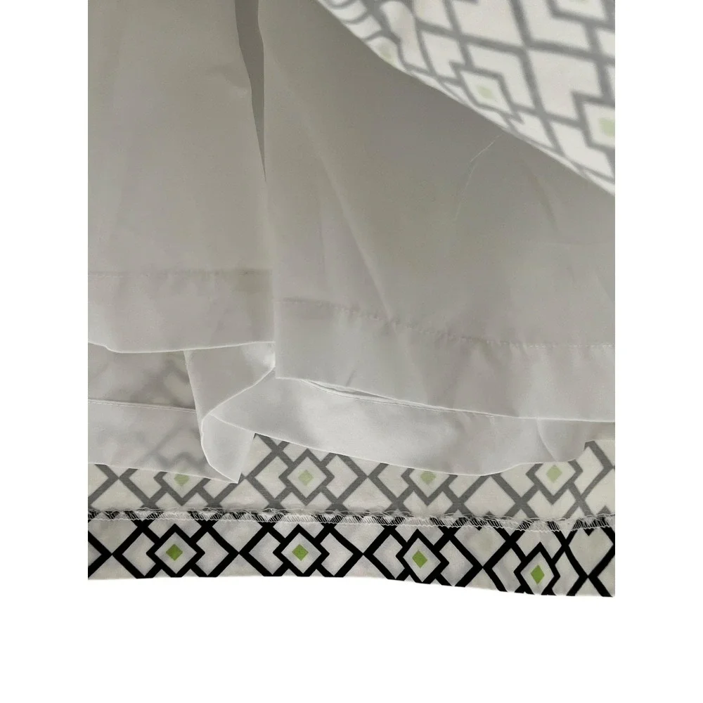 Fairway & Greene Skort Womens 6 White Geometric Print Golf A-Line Lined‎ Pockets